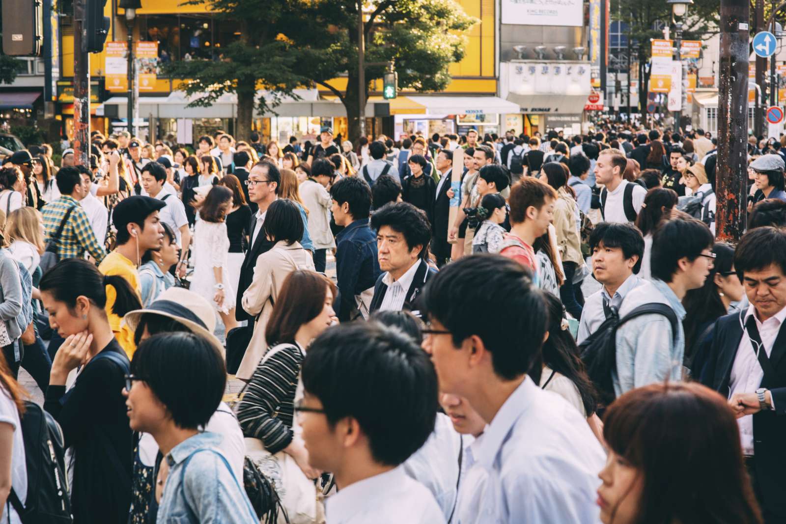 人混みの多い渋谷